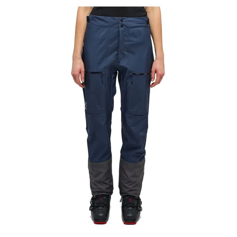Pantalones de esquí de travesía para mujer Haglöfs L.I.M Hybrid Touring (tarn Blue)