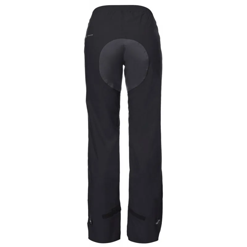 Pantalones de lluvia Vaude Drop Pants II (negro) mujer