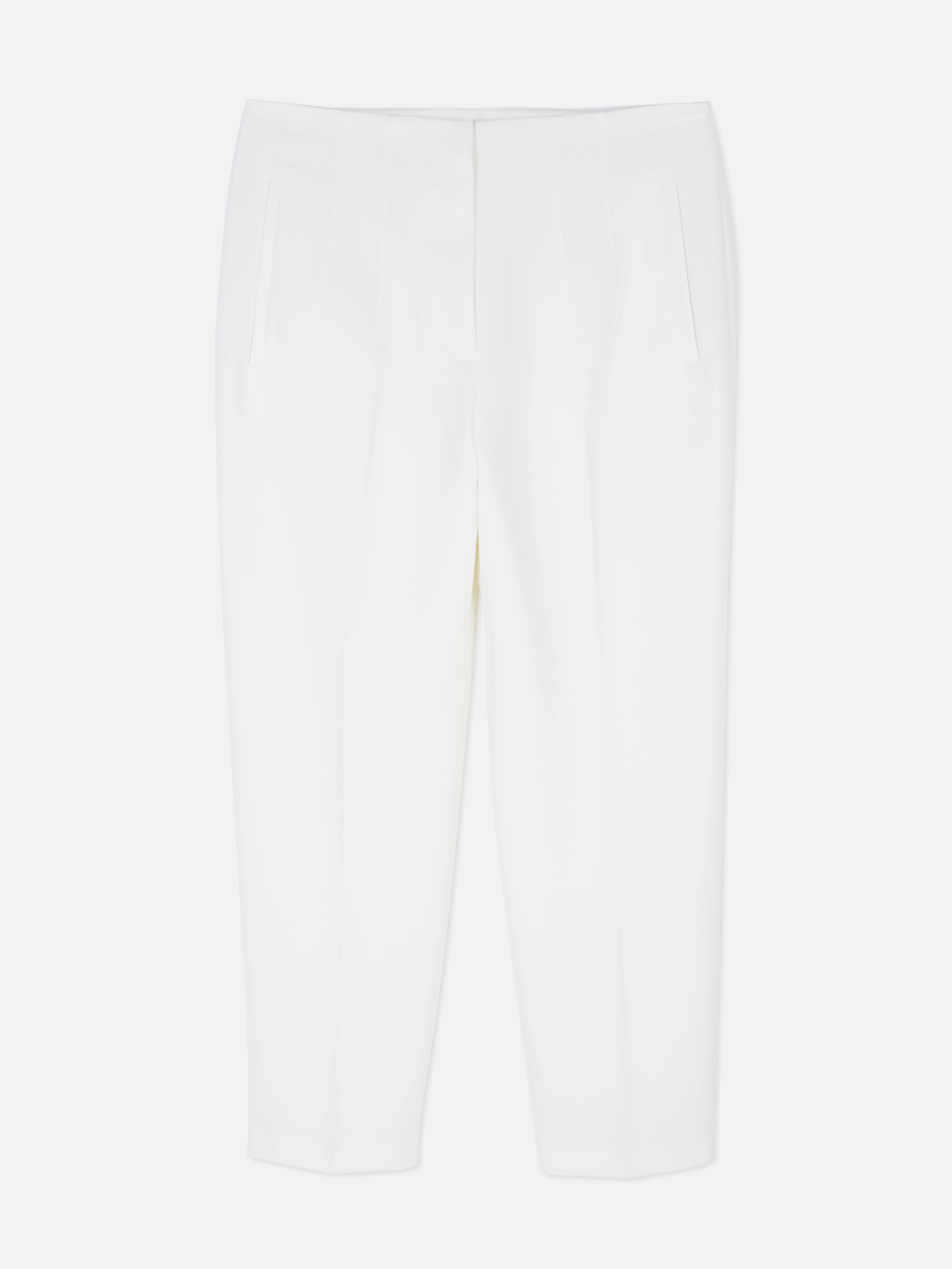Pantalones de talle alto y corte entallado