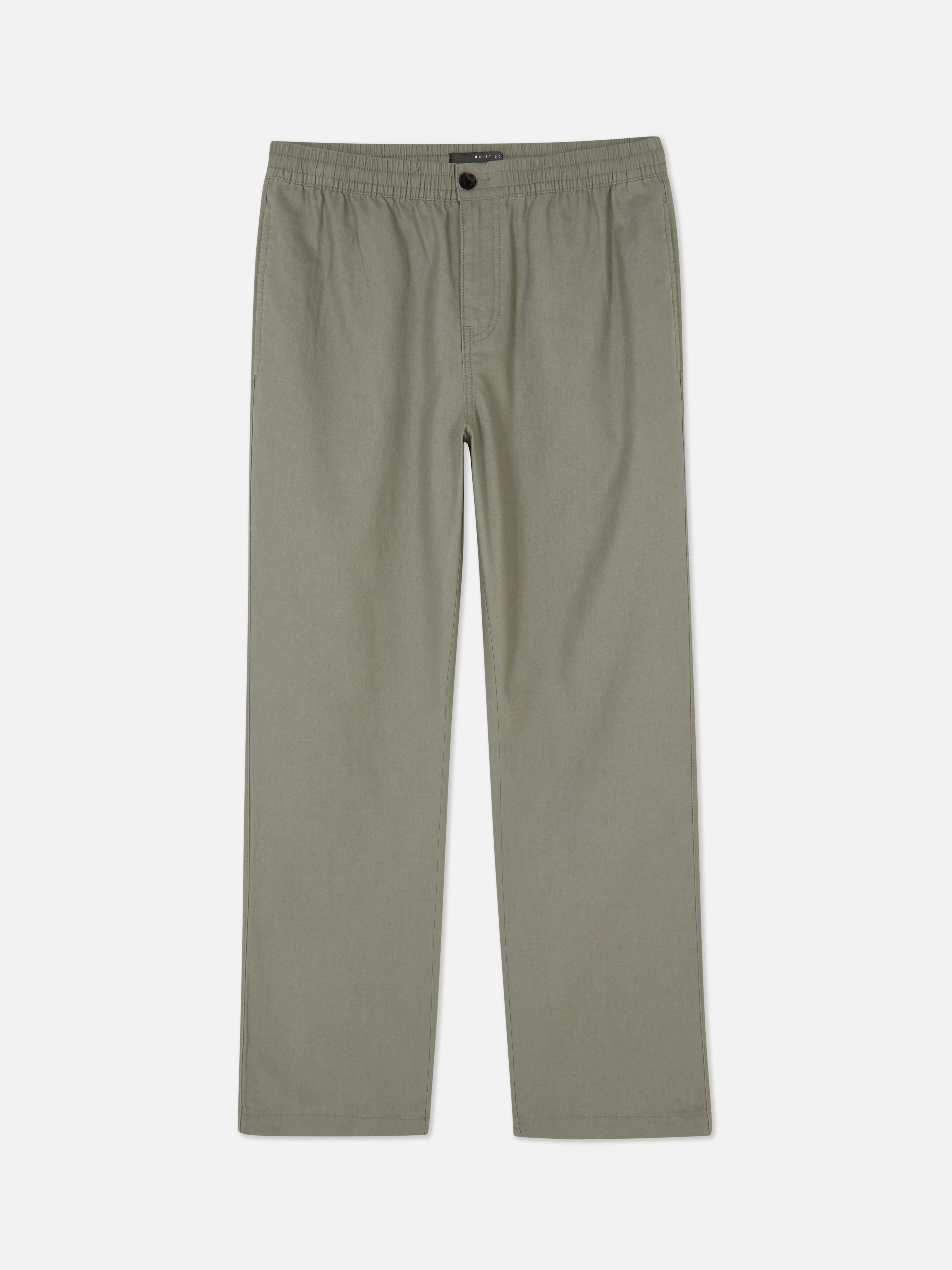 Pantalones en mezcla de lino
