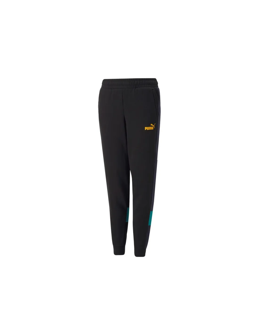 Pantalones Puma ESS+ Colorblock Infantil Black