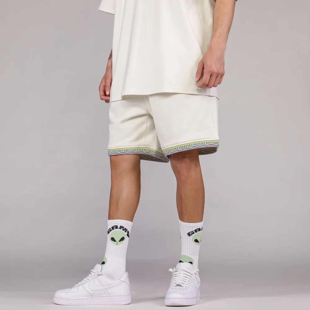 PANTALÓN CORTO GRIMEY UFOLLOW GRMY  WHITE | SPRING 23