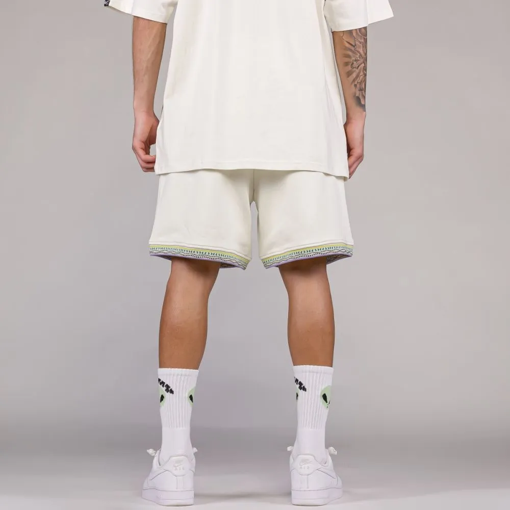 PANTALÓN CORTO GRIMEY UFOLLOW GRMY  WHITE | SPRING 23