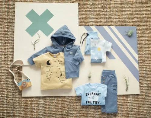 Pantalón azul cielo para niño colección Summertime