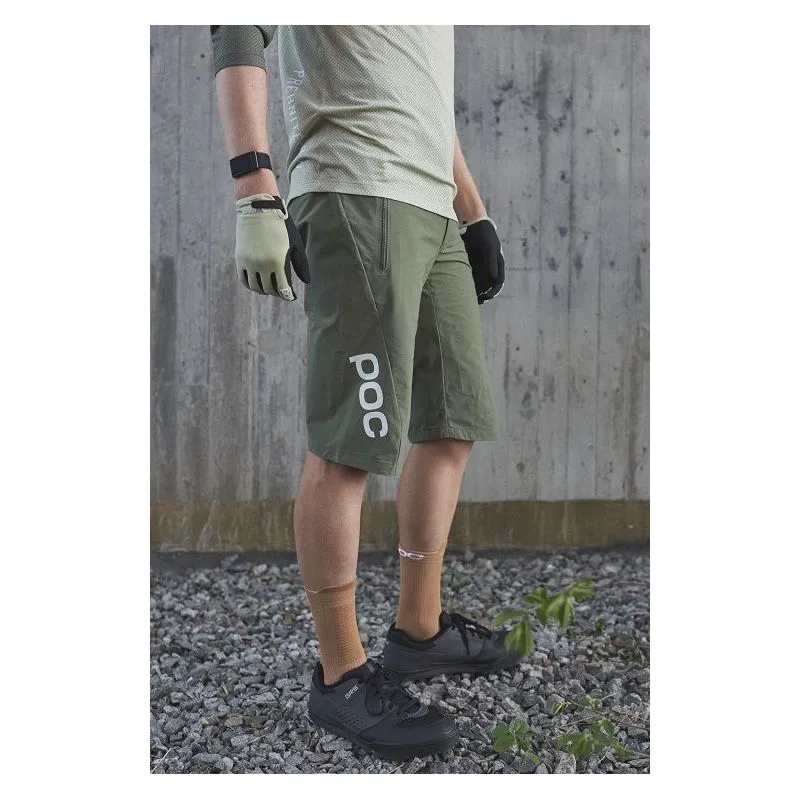 Pantalón corto Poc Essential Enduro MTB para hombre (verde epidota)