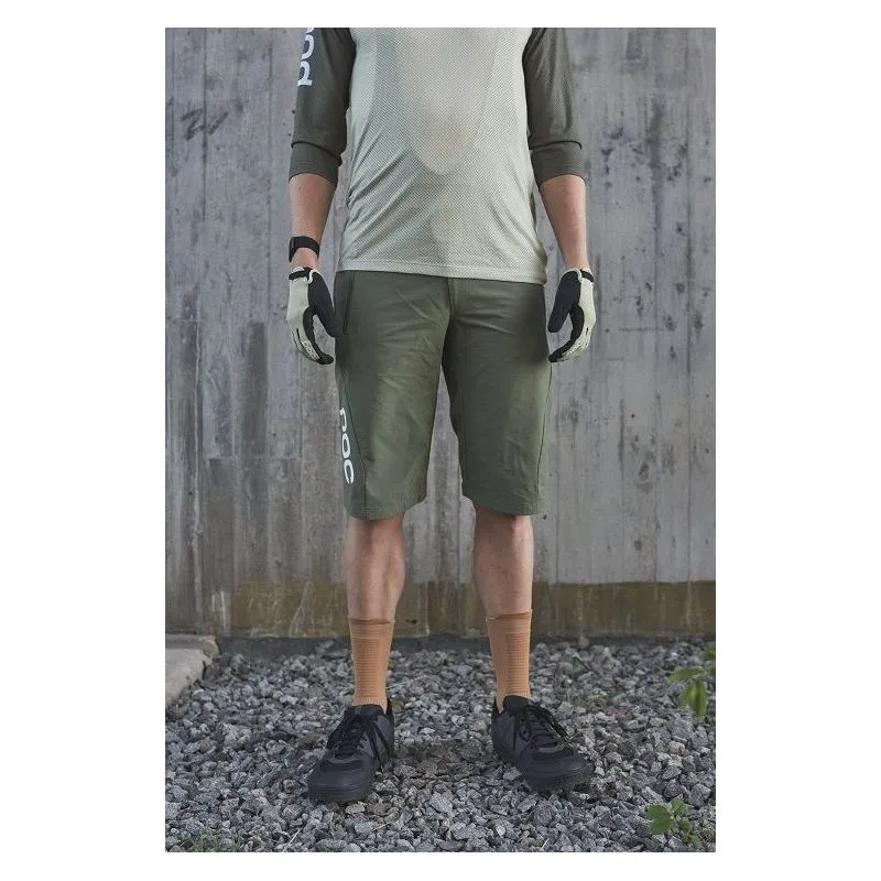 Pantalón corto Poc Essential Enduro MTB para hombre (verde epidota)