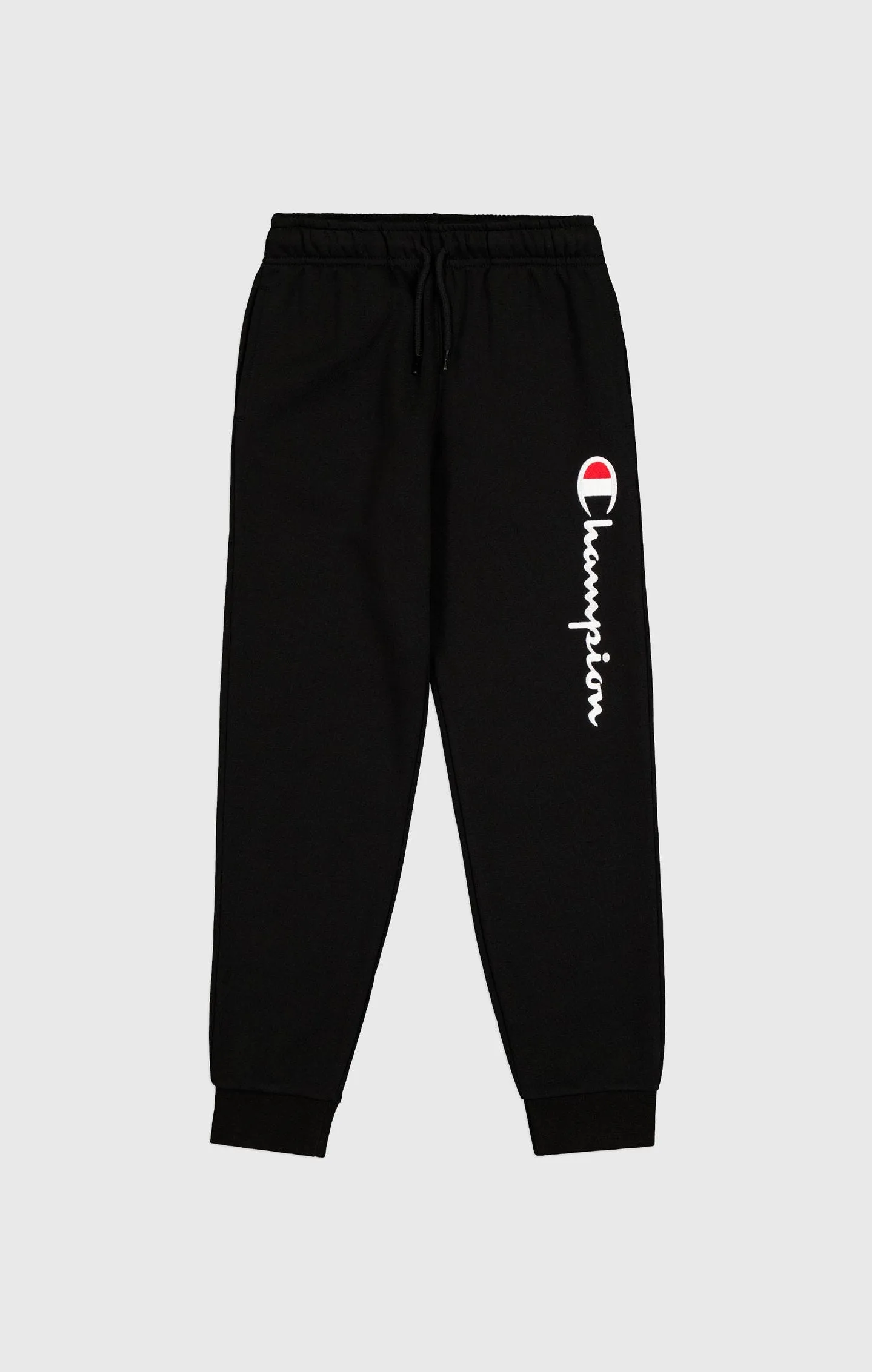 Pantalón de chándal de felpa y logotipo grande para niño