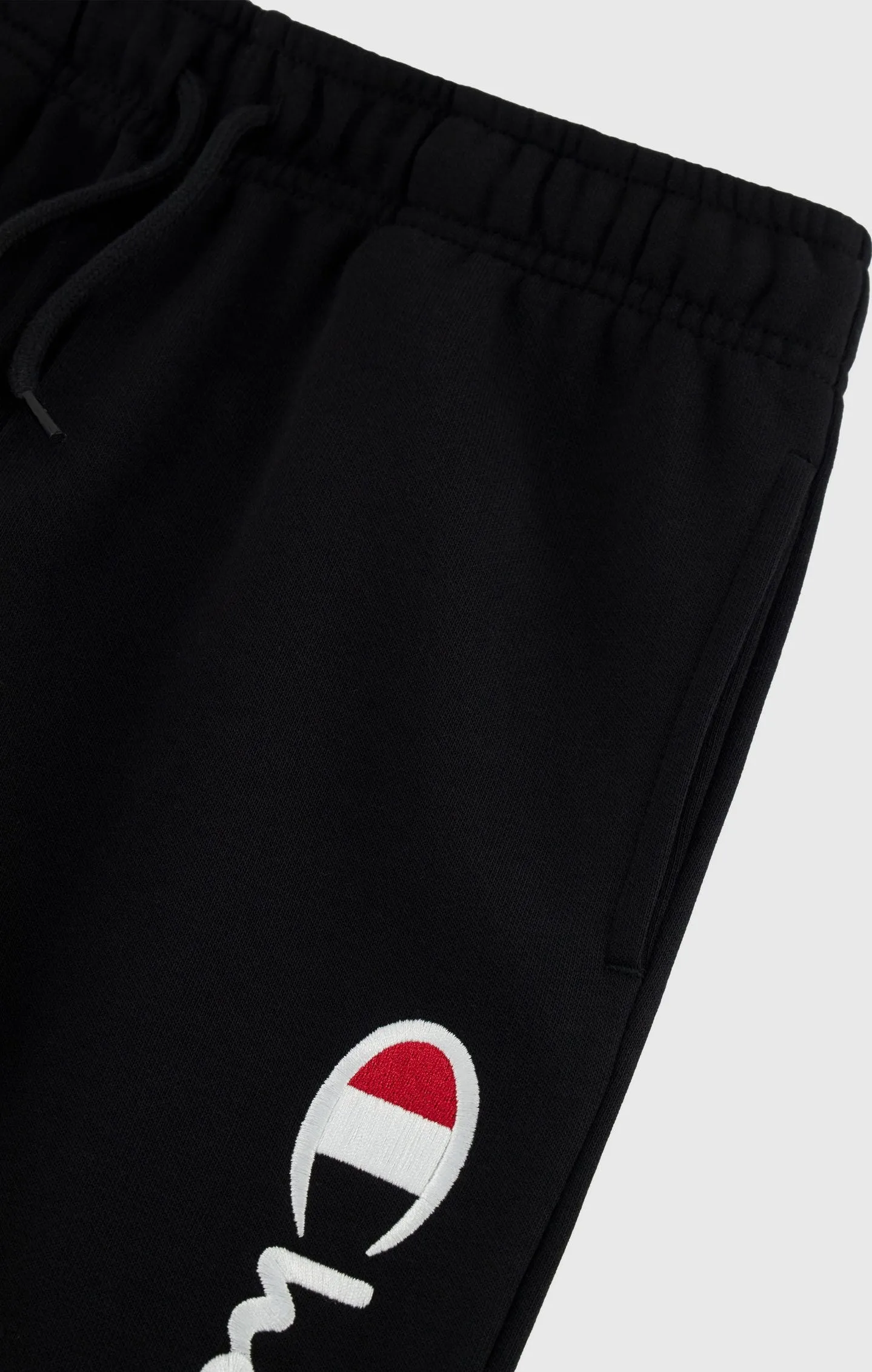 Pantalón de chándal de felpa y logotipo grande para niño