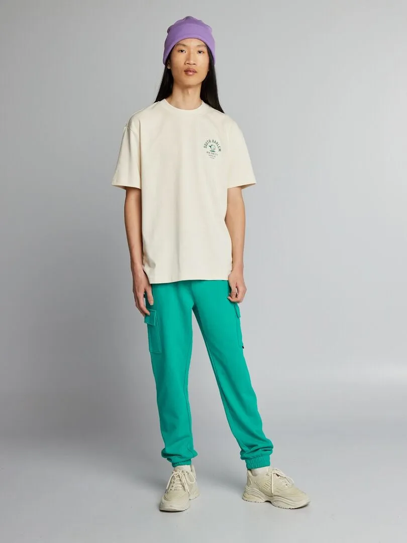 PANTALóN DE JOGGING ESTILO CARGO  VERDE
