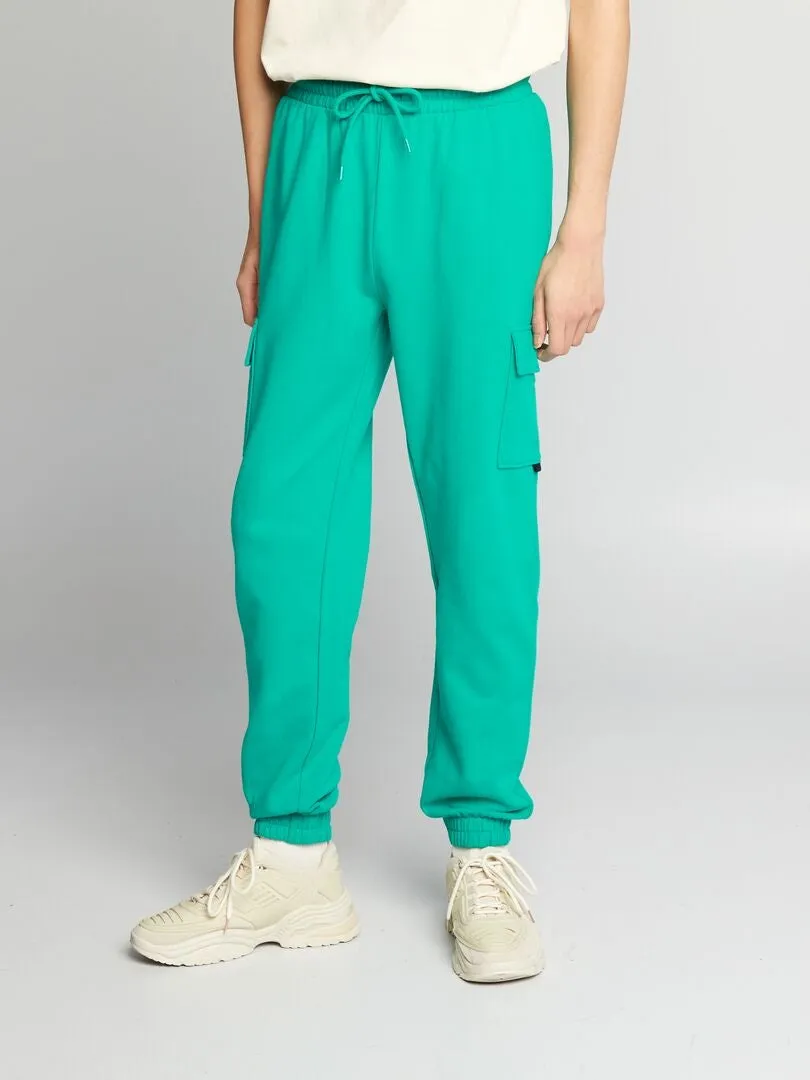 PANTALóN DE JOGGING ESTILO CARGO  VERDE