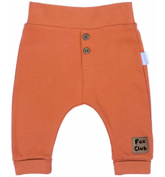 Pantalón naranja para niño colección Fox