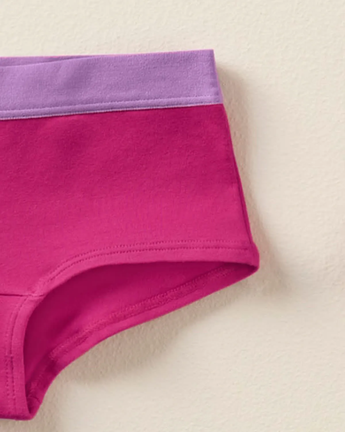 Paquete x 3 panties tipo hipster en algodón suave para nia