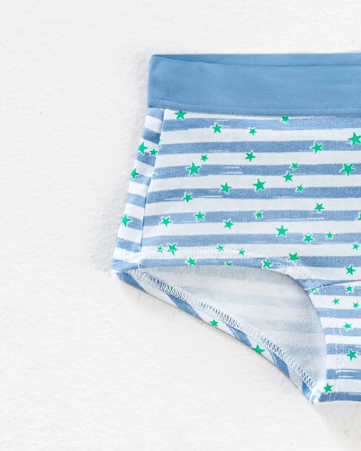 Paquete x 5 panties tipo hipster en algodón suave para nia