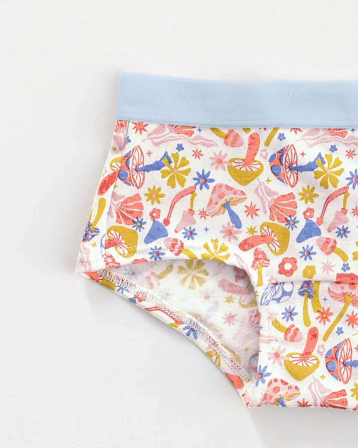 Paquete x 5 panties tipo hipster en algodón suave para nia