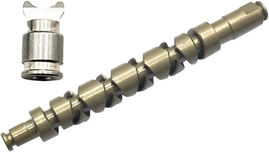 Pasador de media luna para rueda de gota de agua  eje de metal  carrete de pesca de media luna  accesorios modificados (medio me