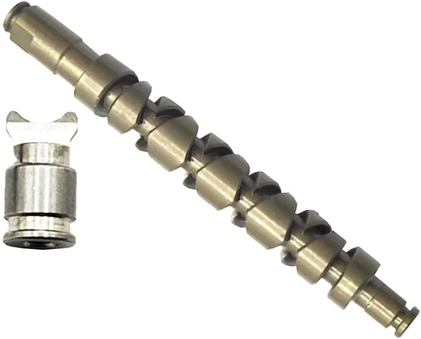 Pasador de media luna para rueda de gota de agua  eje de metal  carrete de pesca de media luna  accesorios modificados (medio me