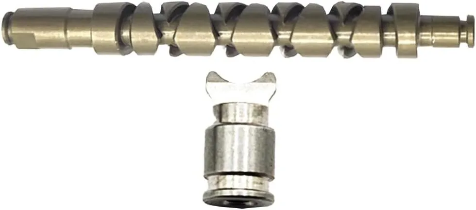 Pasador de media luna para rueda de gota de agua  eje de metal  carrete de pesca de media luna  accesorios modificados (medio me