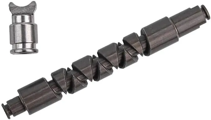 Pasador de media luna para rueda de gota de agua  eje de metal  carrete de pesca de media luna  accesorios modificados (medio me