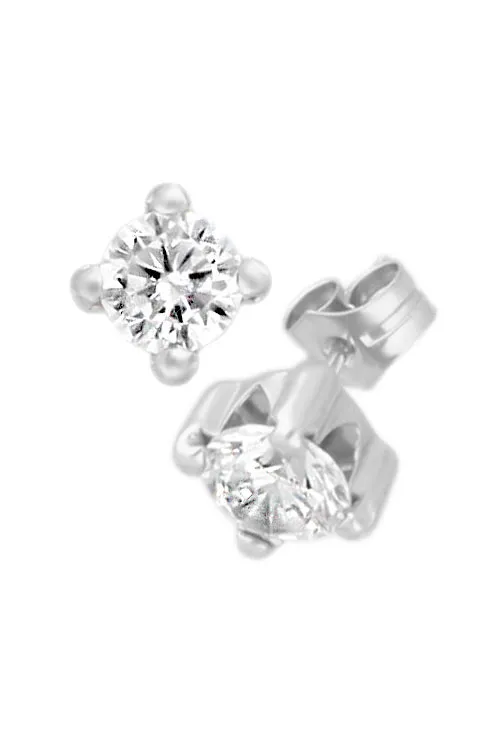 PENDIENTES GARRA ORO BLANCO 18K 234_26396B