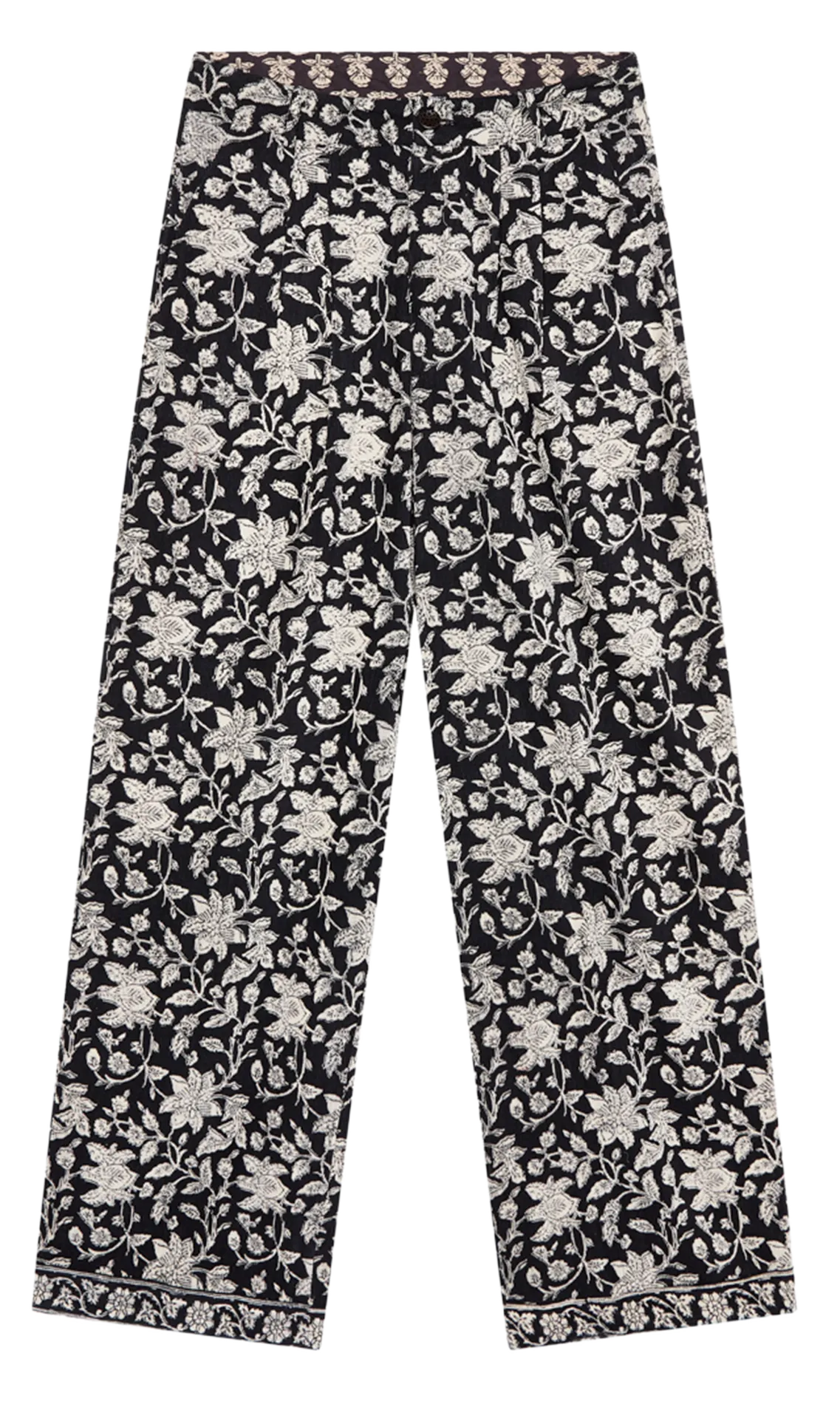 PEPA  PANTALóN CARGO DE ALGODóN SLIM EN NEGRO