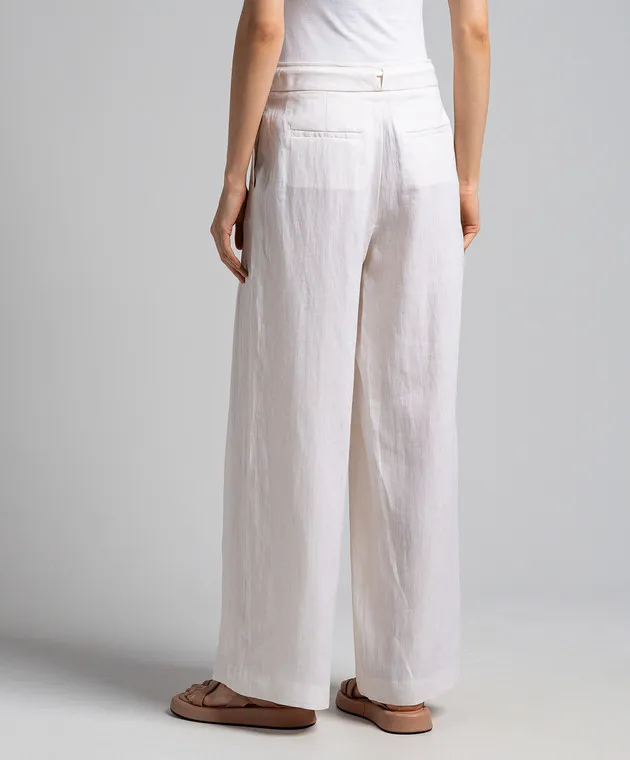 Peserico Beige linen pants