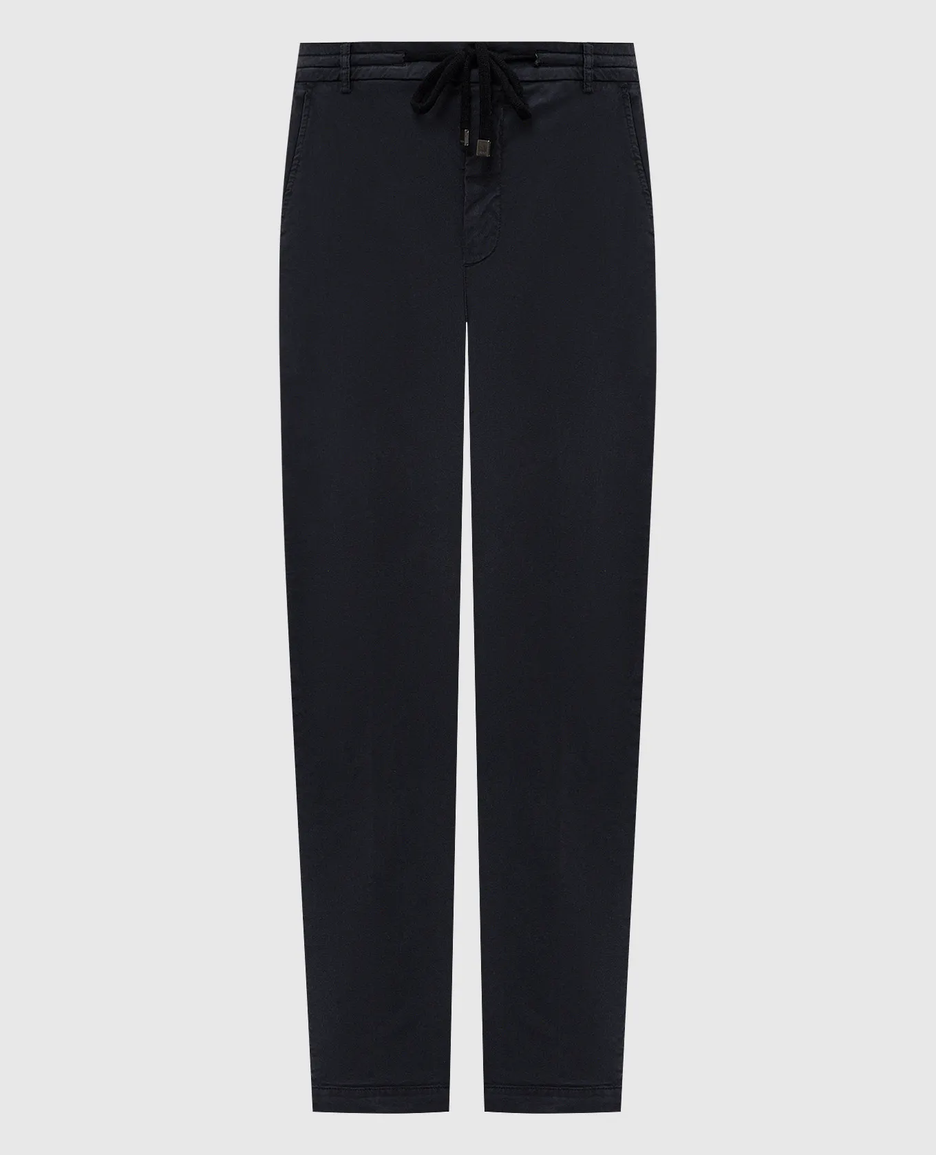 Peserico Blue pants with metallic logo