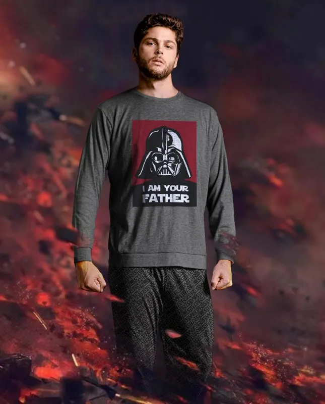 Pijama Star Wars en algodón estampado con Darth Vader