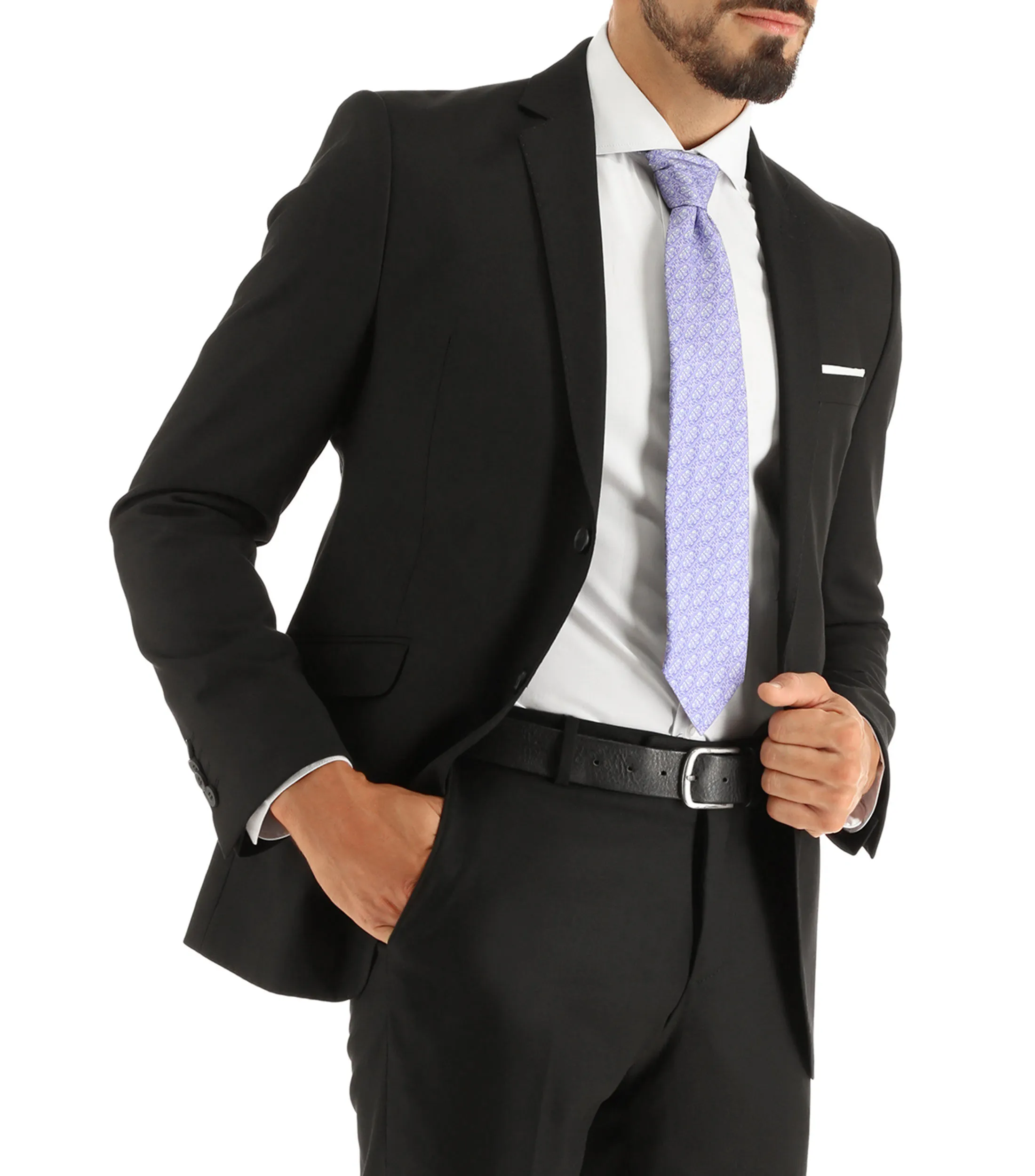 Pineda Covalin Corbata ancha en seda Lila con estampado Coatlicue
