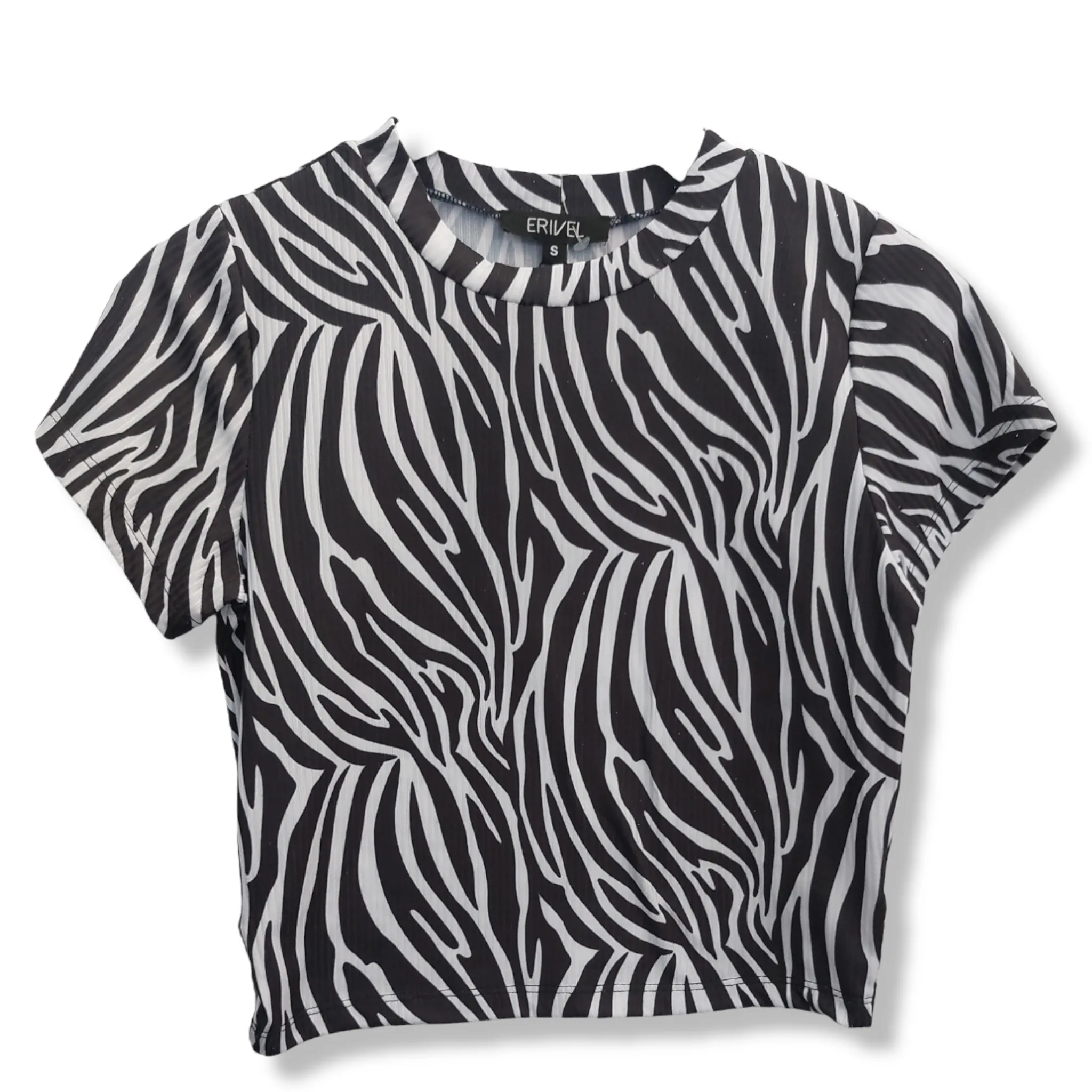 Playera estampado animal print Erivel