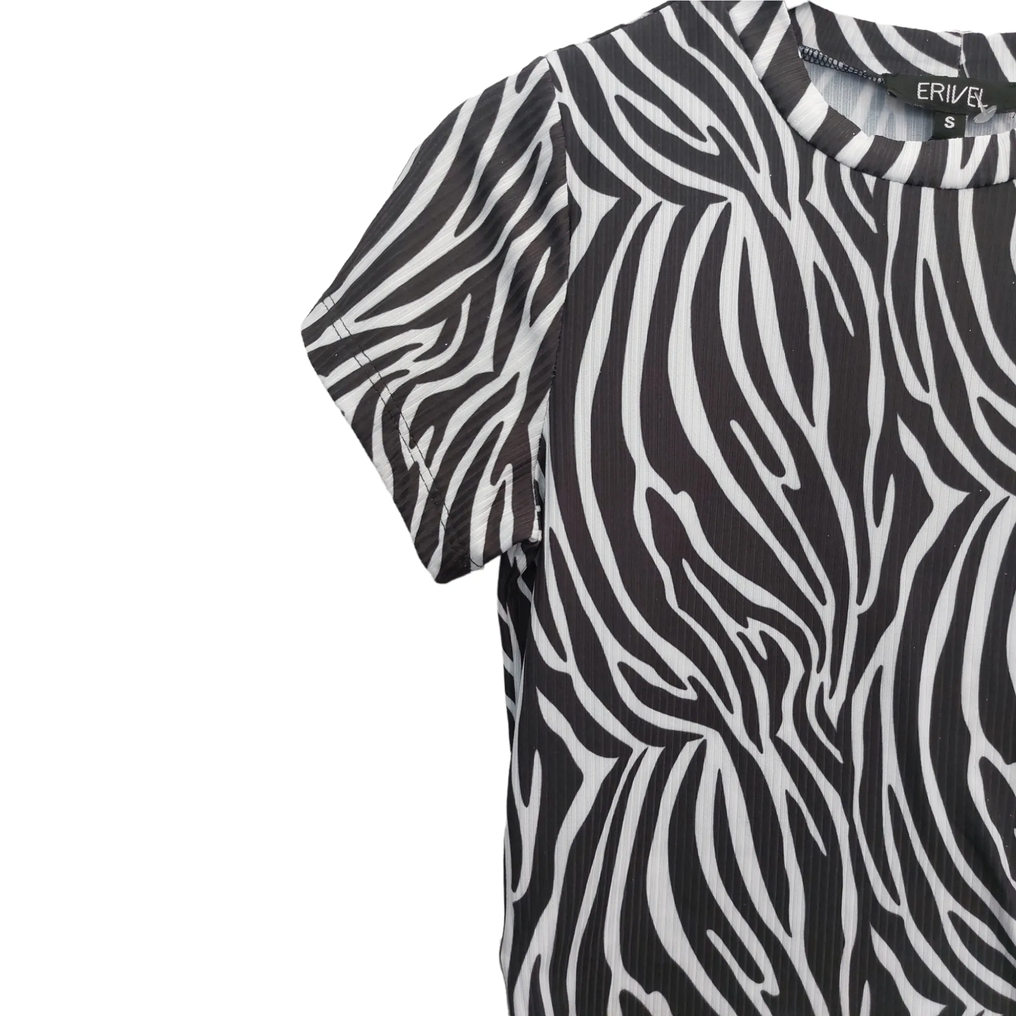 Playera estampado animal print Erivel