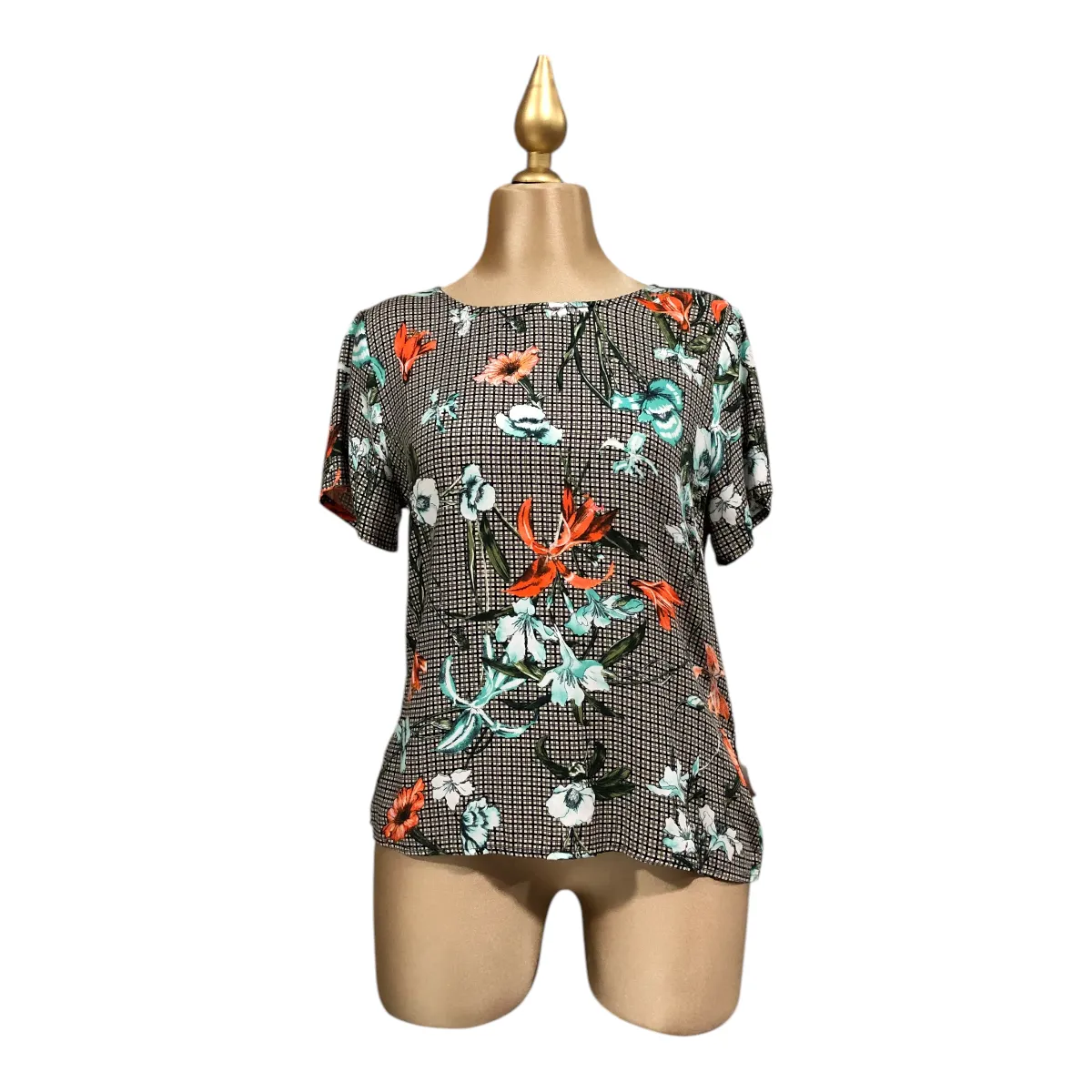 Playera Para Dama Estampado Floral BOBOIS