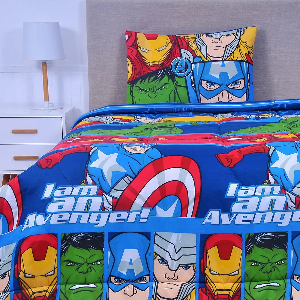Plumón Estampado Disney 1,5 Plazas Avengers All