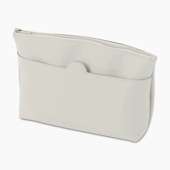 Pochette cosmetic blanca en tejido de goma O bag up