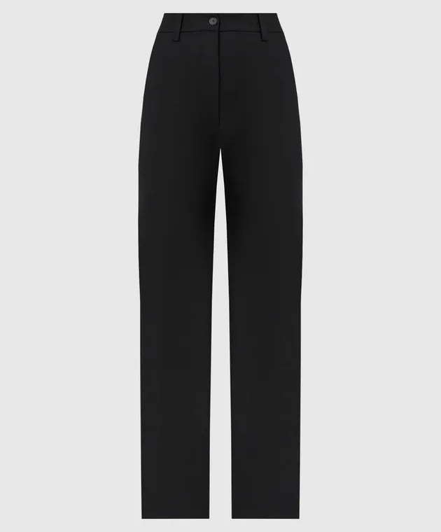 PROENZA SCHOULER Black Otis pants with wool