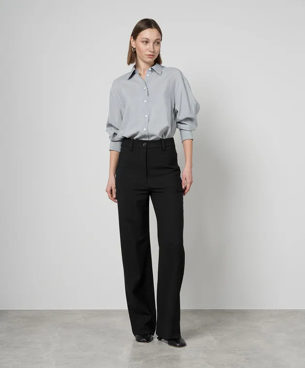 PROENZA SCHOULER Black Otis pants with wool