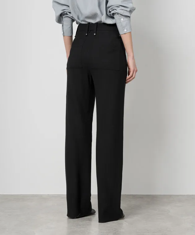 PROENZA SCHOULER Black Otis pants with wool