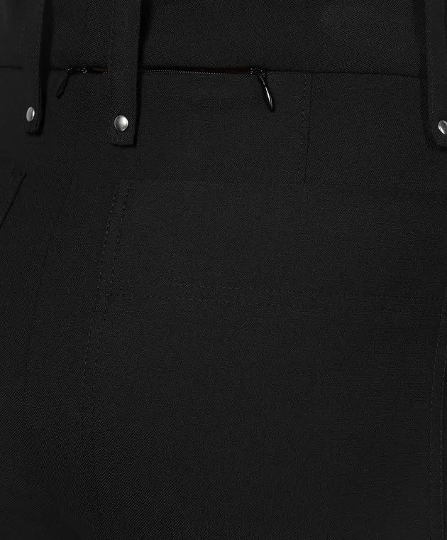 PROENZA SCHOULER Black Otis pants with wool