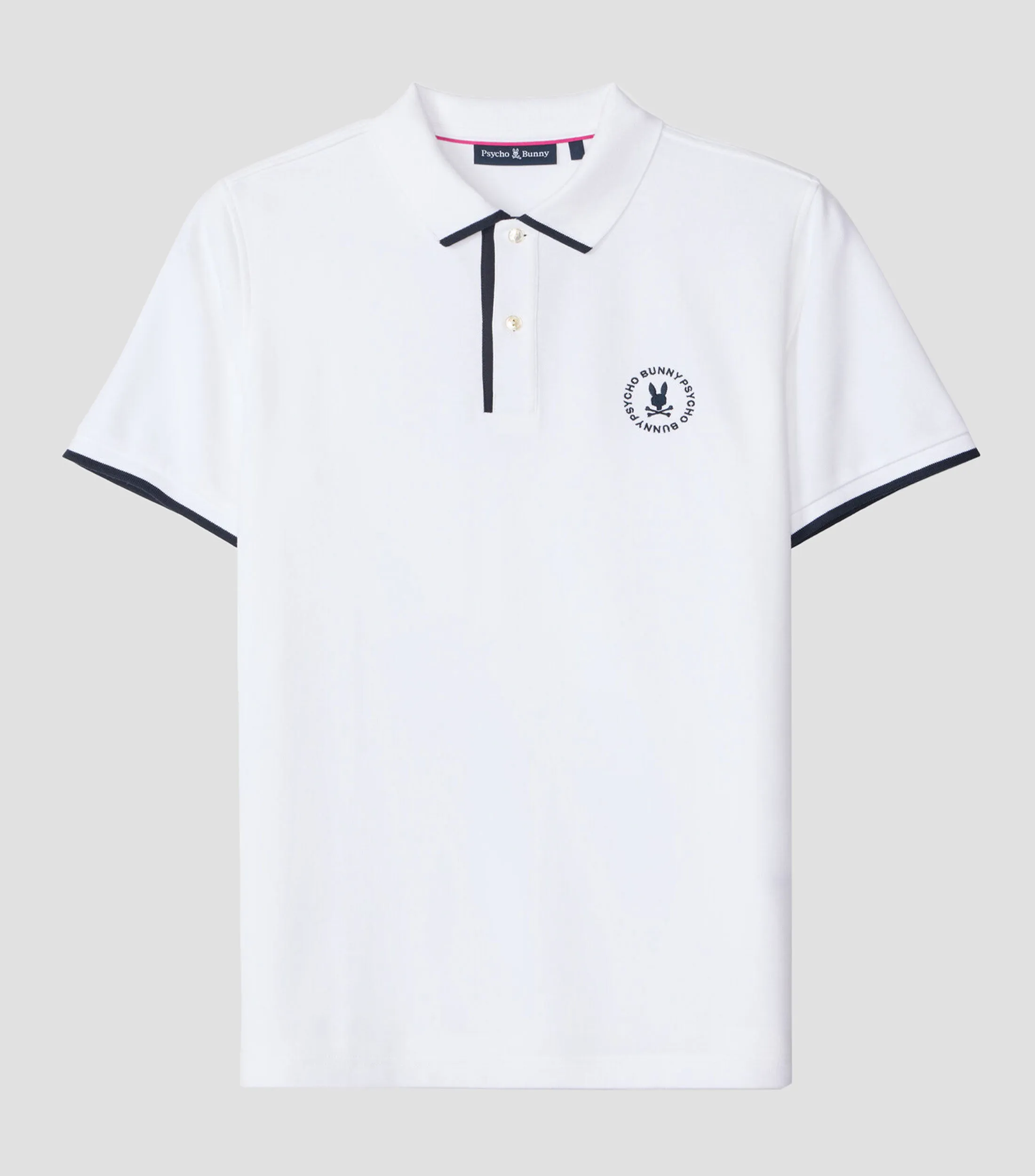 Psycho Bunny Playera tipo polo con logotipo de manga corta Hombre
