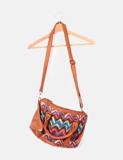 Pull&Bear Bolso multicolor estampado