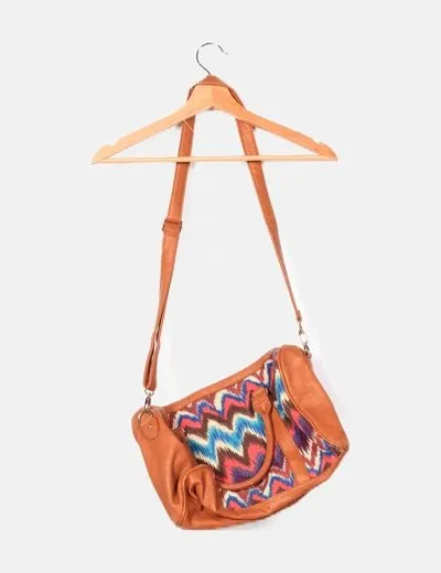 Pull&Bear Bolso multicolor estampado