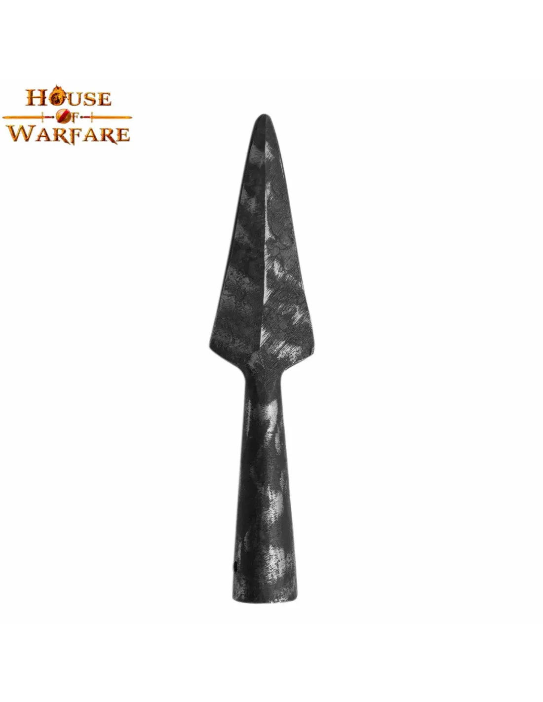 Punta de lanza medieval forjada (17 cm.)