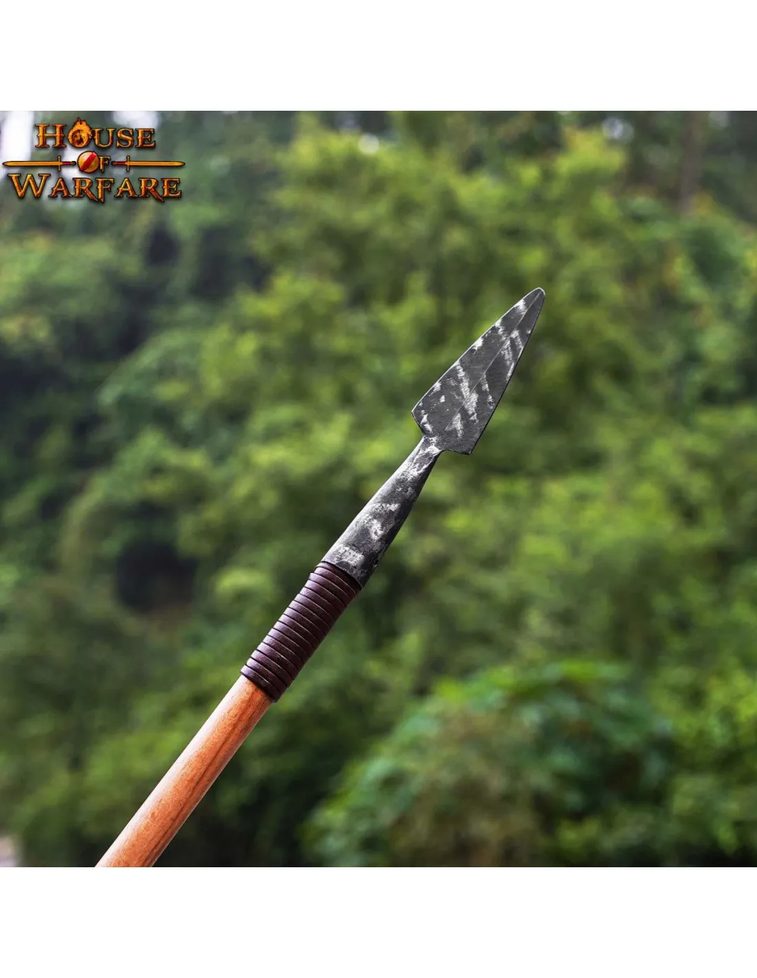 Punta de lanza medieval forjada (17 cm.)
