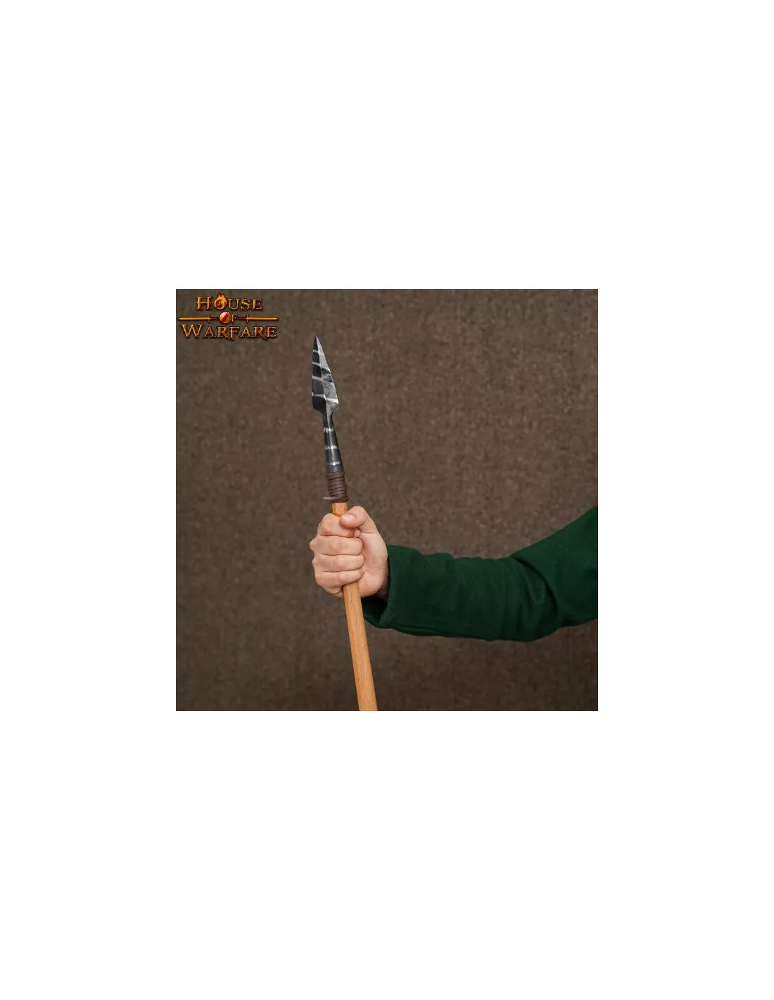 Punta de lanza medieval forjada (17 cm.)