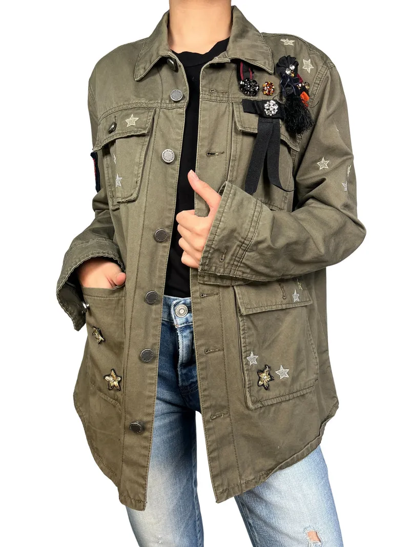 RAPSODIA Chaqueta Militar Bordada