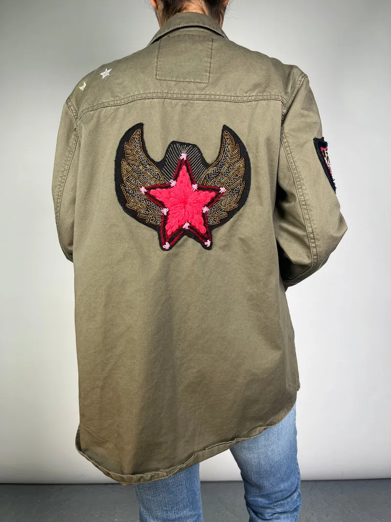 RAPSODIA Chaqueta Militar Bordada