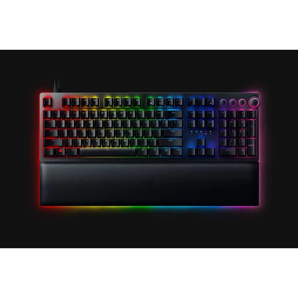 Razer Teclado Alámbrico Analógico Gaming Huntsman V2, Espaol