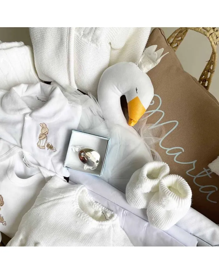 Regalos para bebes canastilla 5 chupetes