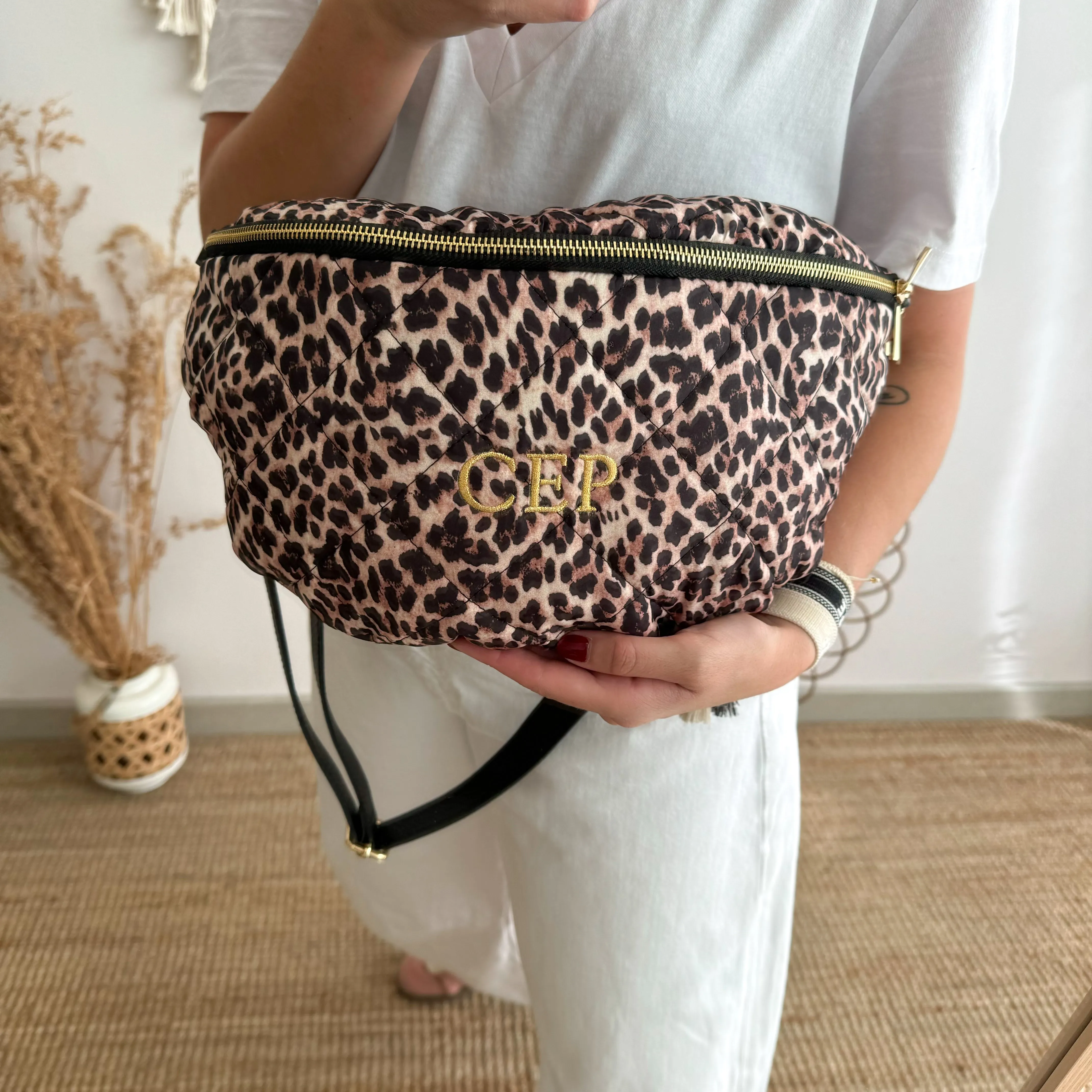 Rionera tela acolchado estampado animal print