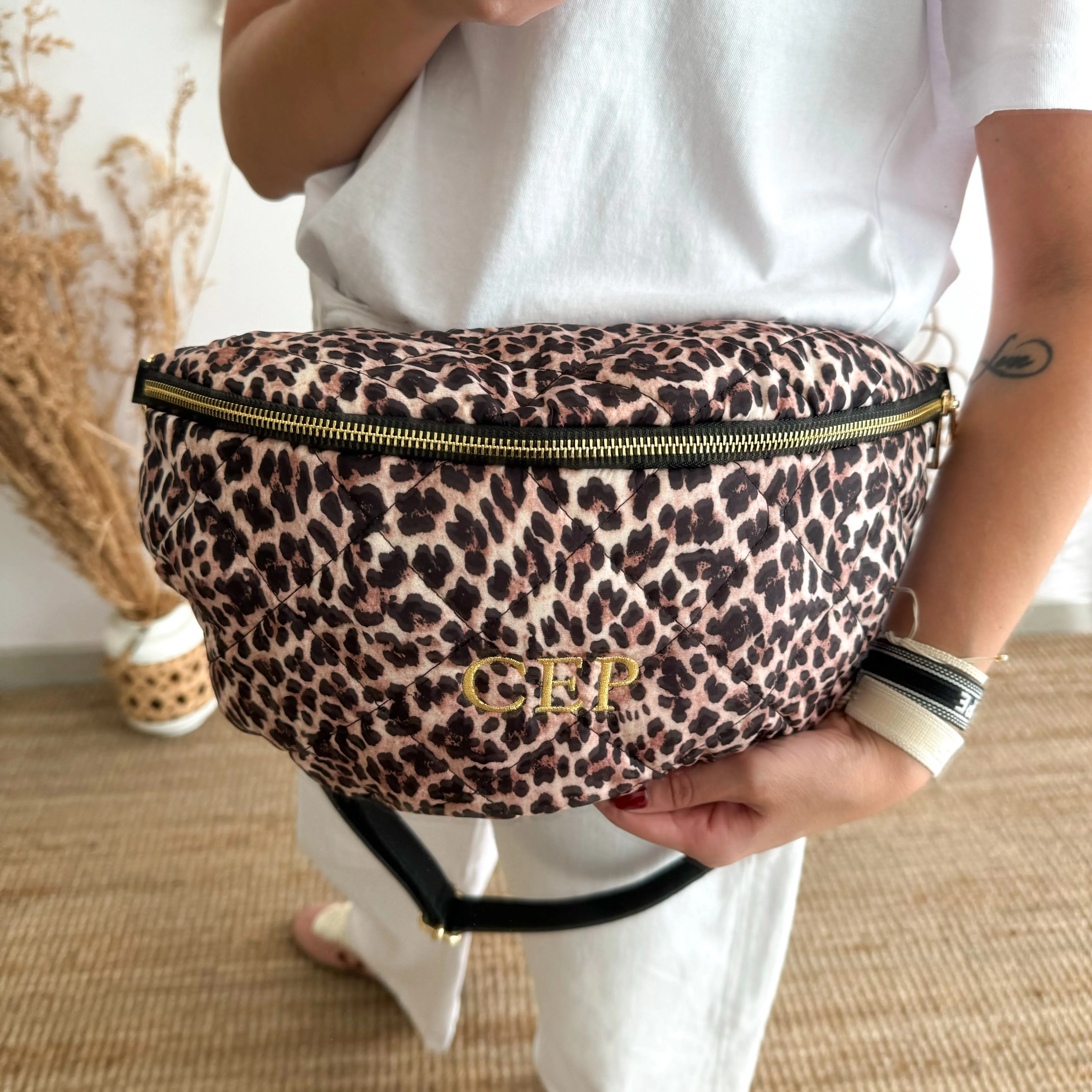 Rionera tela acolchado estampado animal print