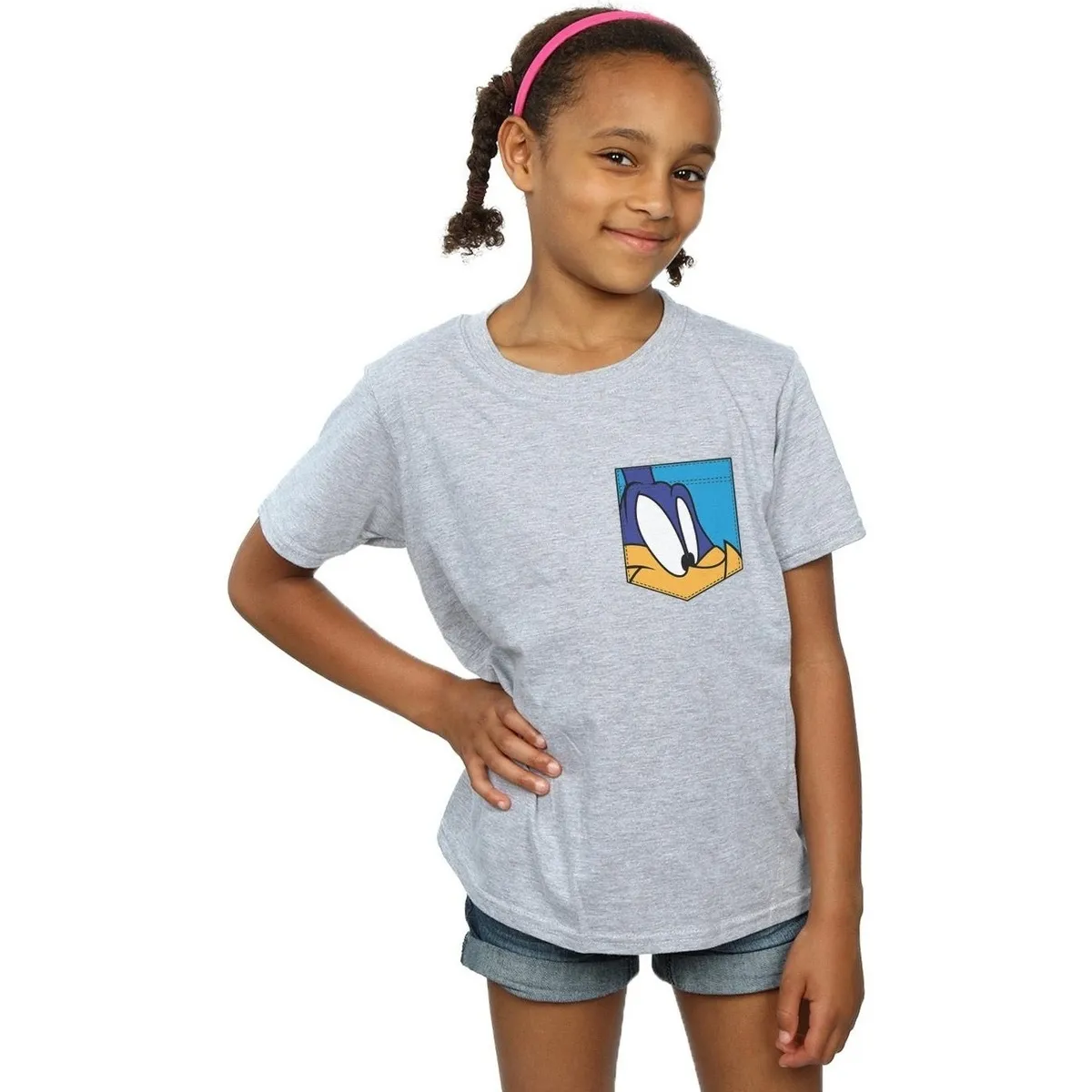 Road Runner Face Faux Pocket